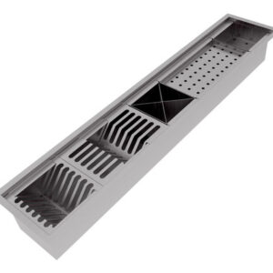 Calha Gourmet Escorredor Inox Tamanho 19x92 Cm Ecosul