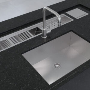 Calha Gourmet Escorredor Inox Tamanho 19x92 Cm Ecosul 7 Calha Gourmet Escorredor Inox Tamanho 19x92 Cm Ecosul - Imagem 3