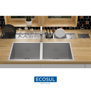 Calha Gourmet Escorredor Inox Tamanho 120 Cm Ecosul 7 Calha Gourmet Escorredor Inox Tamanho 120 Cm Ecosul - Imagem 4