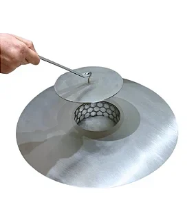 Queimador Inox Redondo 15cm Lareiras ecosul