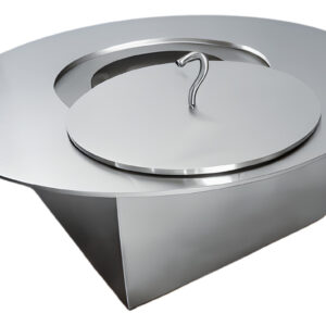 Queimador Inox Redondo 24cm Lareiras Ecosul