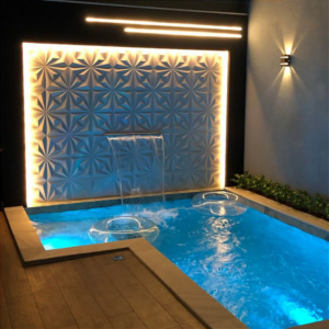 Cascata Slim 100cm para Piscina Aço Inox 304 Ecosul Metais 13 Cascata Slim 100cm para Piscina Aço Inox 304 Ecosul Metais - Imagem 7