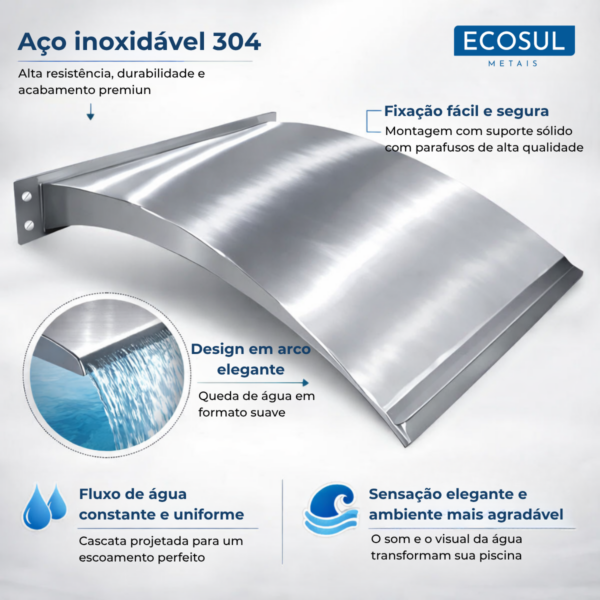o som e o visual da agua transformam sua piscina